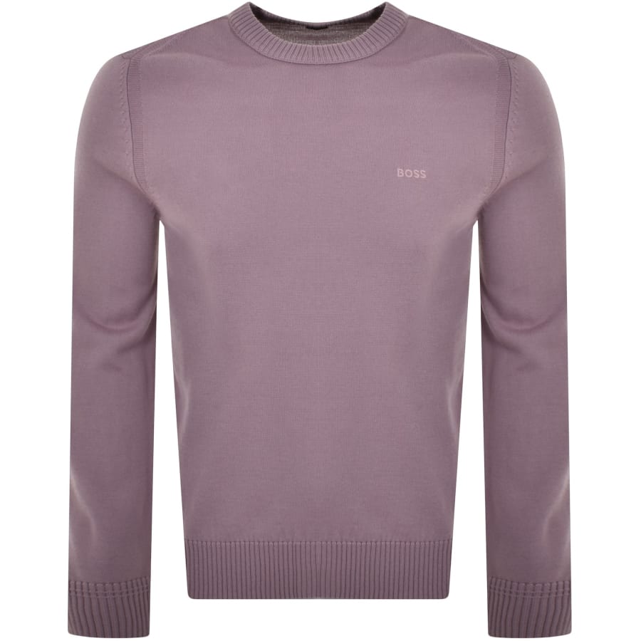 Hugo boss purple jumper hot sale